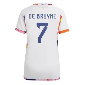 Belgien Kevin De Bruyne #7 Udebanetrøje Dame VM 2022 Kort ærmer
